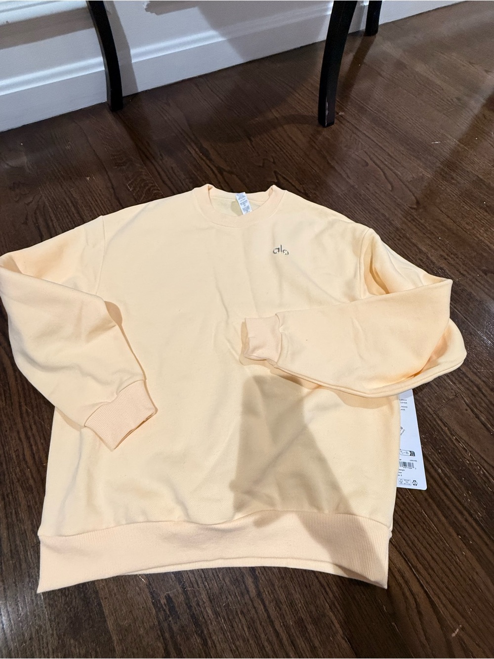 Alo accolade candlelight yellow  Crewneck Sweater